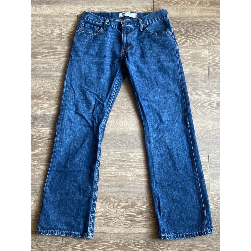 Levis 527 Mens Jeans Size 30 x 30 Straight‎ Leg Medium Blue Denim Pants Boot Cut